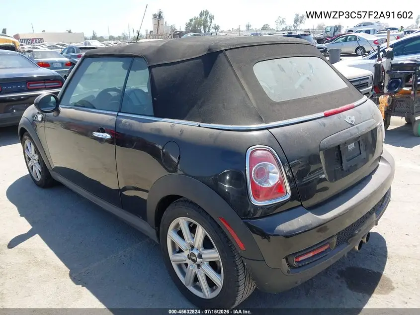 2015 Mini Convertible Cooper S VIN: WMWZP3C57F2A91602 Lot: 45632824