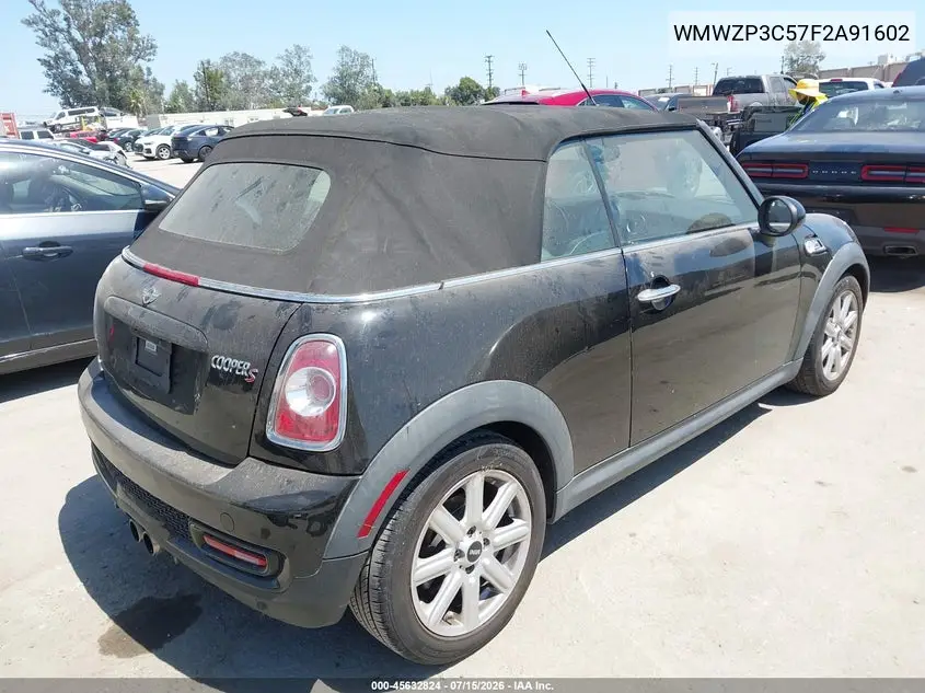 2015 Mini Convertible Cooper S VIN: WMWZP3C57F2A91602 Lot: 45632824