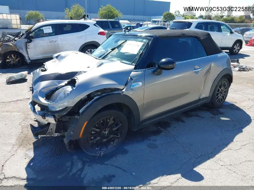 2016 Mini Convertible Cooper S VIN: WMWWG9C53G3C22588 Lot: 43031230