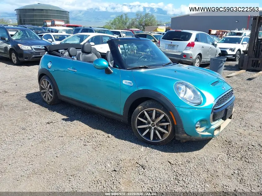 2016 Mini Convertible Cooper S VIN: WMWWG9C59G3C22563 Lot: 44687074