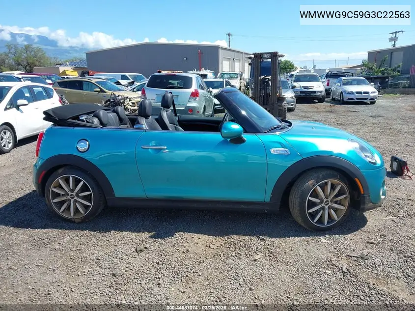 2016 Mini Convertible Cooper S VIN: WMWWG9C59G3C22563 Lot: 44687074
