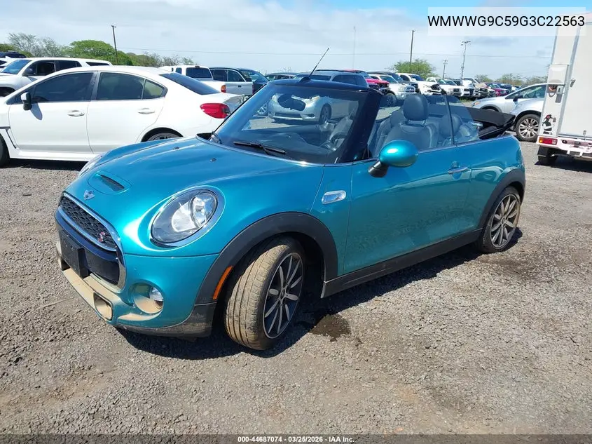 2016 Mini Convertible Cooper S VIN: WMWWG9C59G3C22563 Lot: 44687074