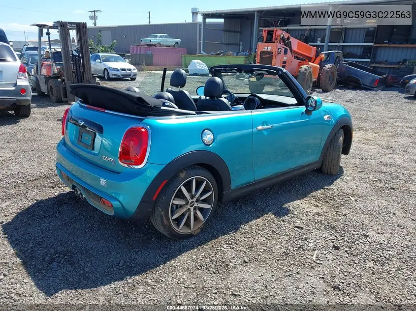 2016 Mini Convertible Cooper S VIN: WMWWG9C59G3C22563 Lot: 44687074