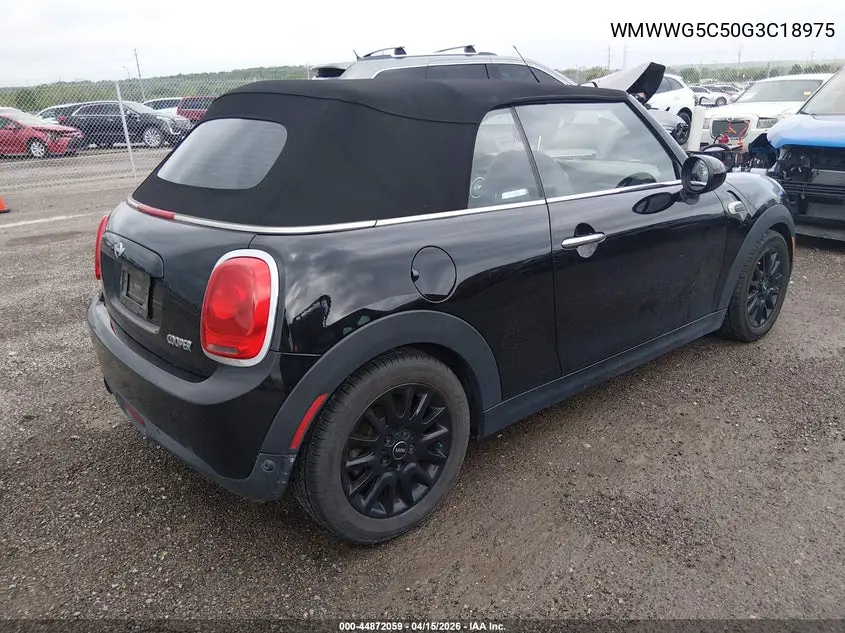 2016 Mini Convertible Cooper VIN: WMWWG5C50G3C18975 Lot: 44872059