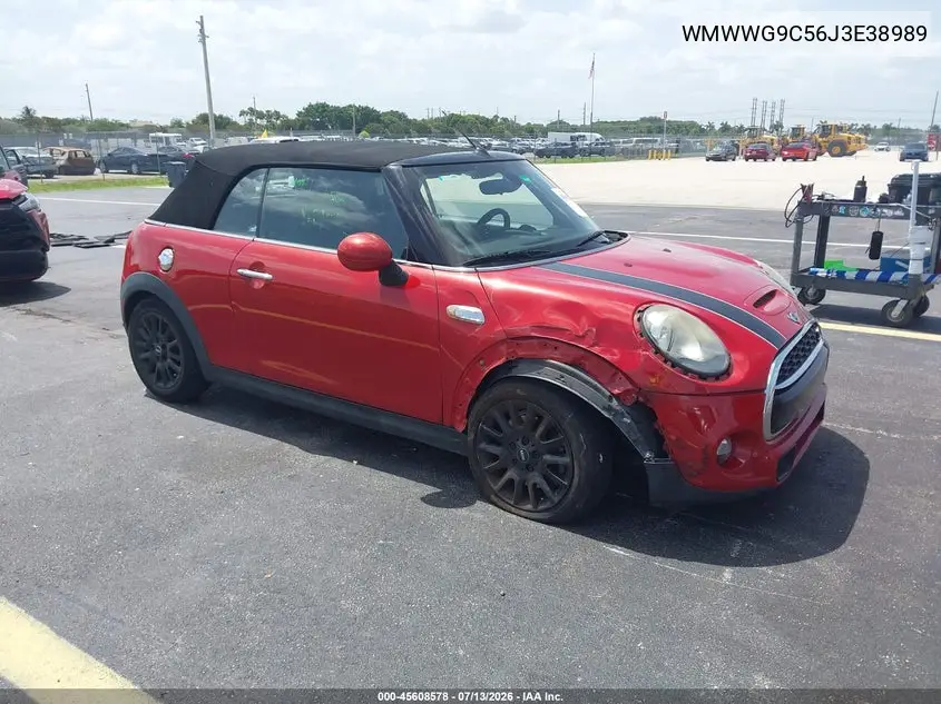2018 Mini Convertible Cooper S VIN: WMWWG9C56J3E38989 Lot: 45608578
