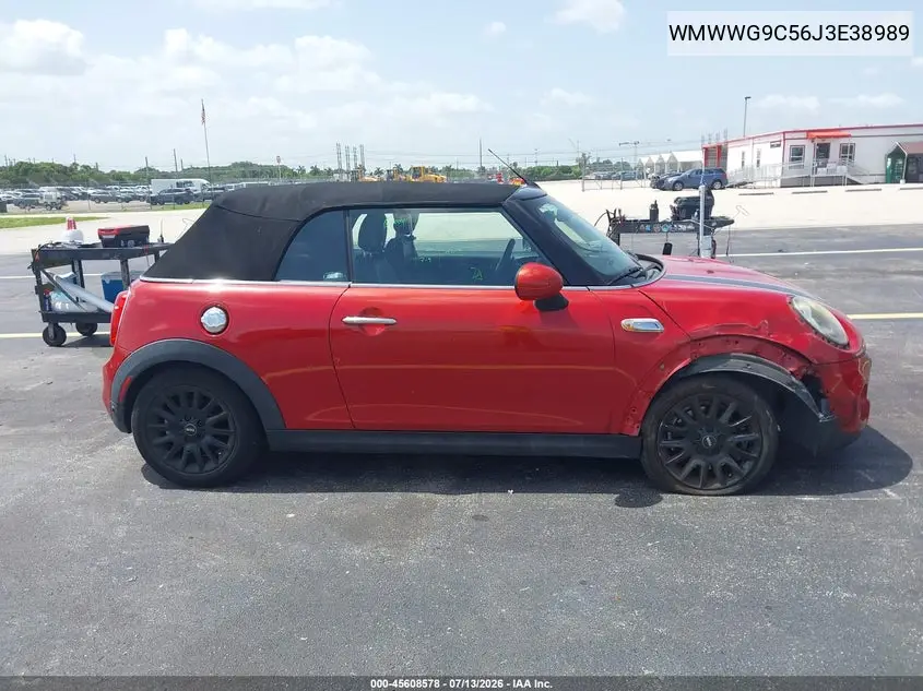 2018 Mini Convertible Cooper S VIN: WMWWG9C56J3E38989 Lot: 45608578