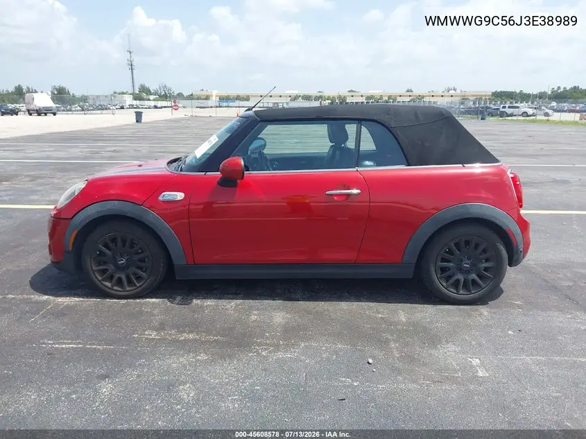 2018 Mini Convertible Cooper S VIN: WMWWG9C56J3E38989 Lot: 45608578