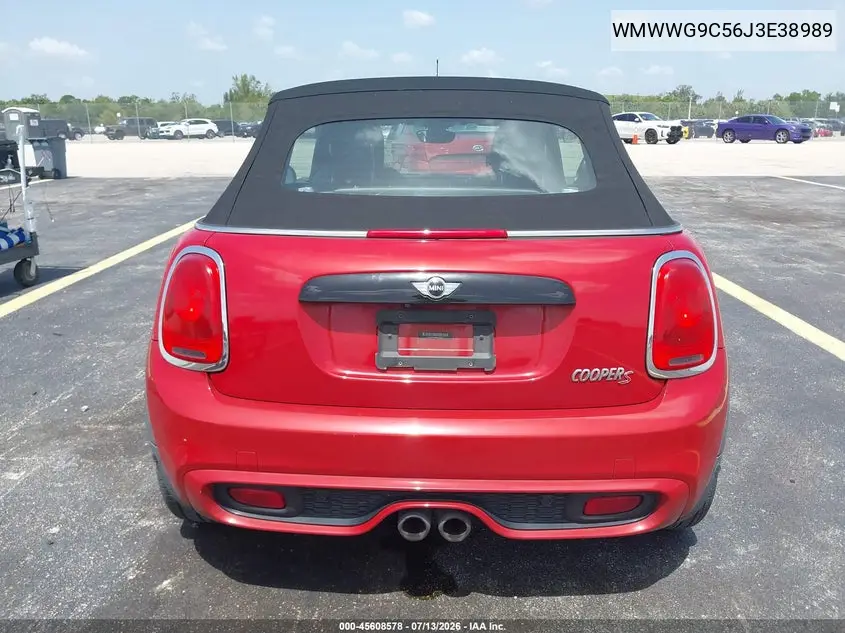 2018 Mini Convertible Cooper S VIN: WMWWG9C56J3E38989 Lot: 45608578