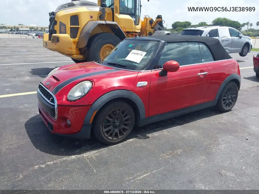 2018 Mini Convertible Cooper S VIN: WMWWG9C56J3E38989 Lot: 45608578