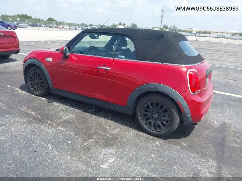 2018 Mini Convertible Cooper S VIN: WMWWG9C56J3E38989 Lot: 45608578