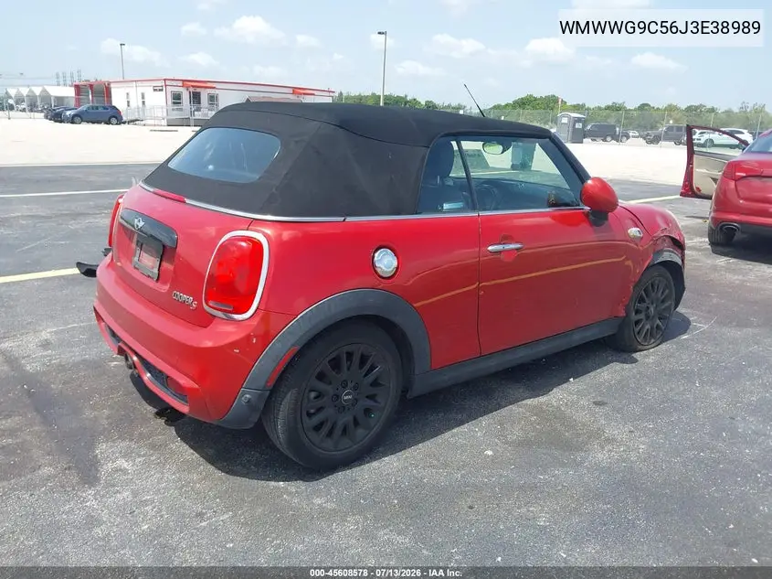 2018 Mini Convertible Cooper S VIN: WMWWG9C56J3E38989 Lot: 45608578