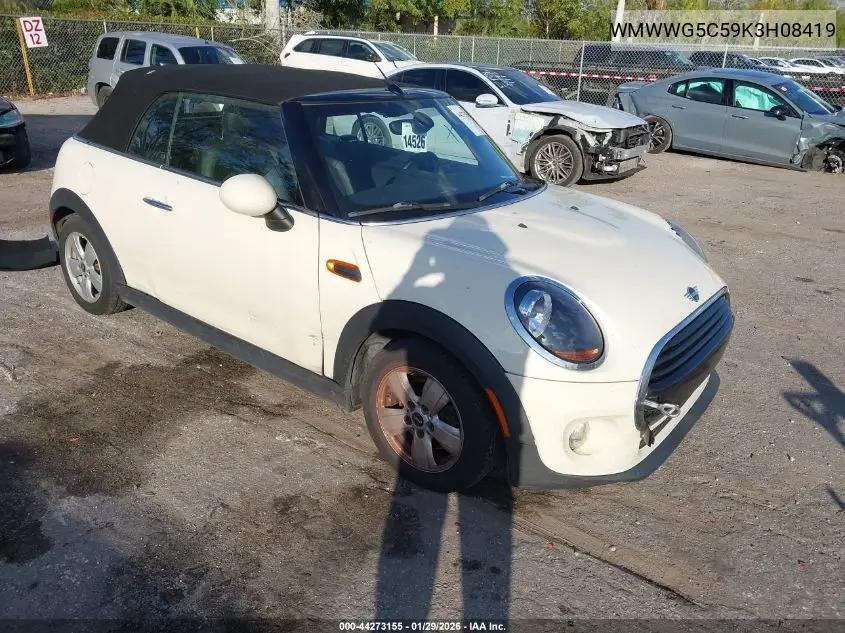 2019 Mini Convertible Cooper VIN: WMWWG5C59K3H08419 Lot: 44273155