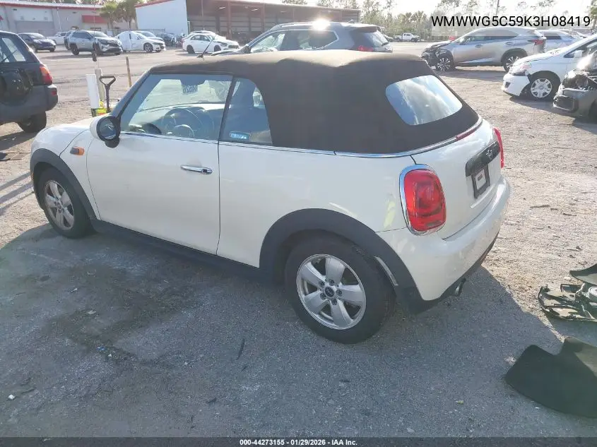 2019 Mini Convertible Cooper VIN: WMWWG5C59K3H08419 Lot: 44273155