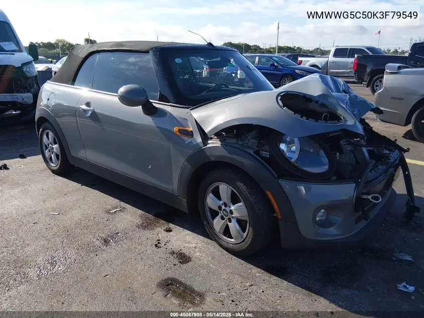 2019 Mini Convertible Cooper VIN: WMWWG5C50K3F79549 Lot: 45087908