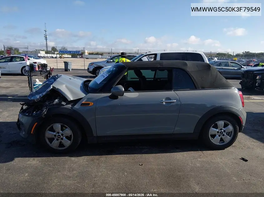 2019 Mini Convertible Cooper VIN: WMWWG5C50K3F79549 Lot: 45087908