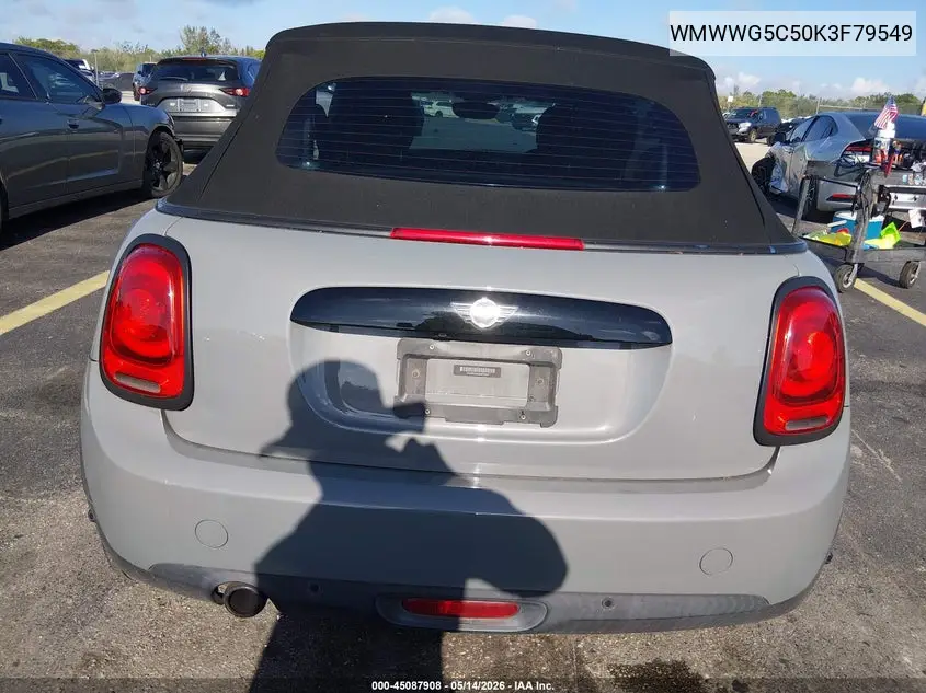 2019 Mini Convertible Cooper VIN: WMWWG5C50K3F79549 Lot: 45087908