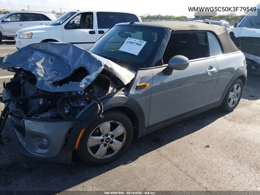 2019 Mini Convertible Cooper VIN: WMWWG5C50K3F79549 Lot: 45087908