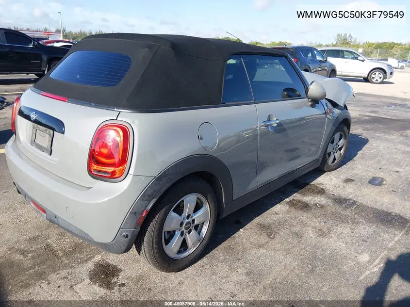 2019 Mini Convertible Cooper VIN: WMWWG5C50K3F79549 Lot: 45087908