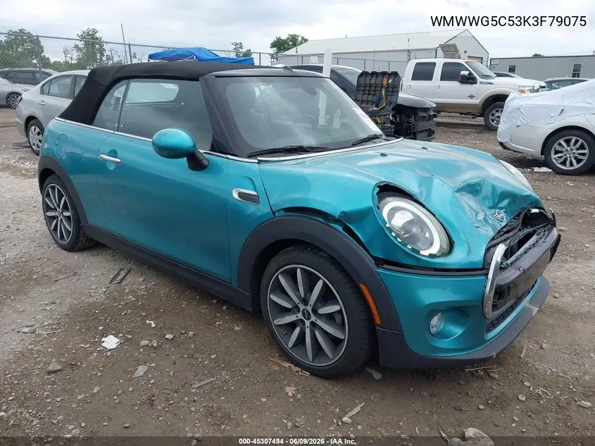 2019 Mini Convertible Cooper VIN: WMWWG5C53K3F79075 Lot: 45307494