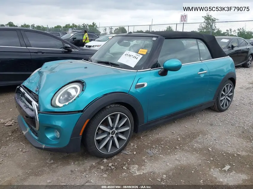 2019 Mini Convertible Cooper VIN: WMWWG5C53K3F79075 Lot: 45307494