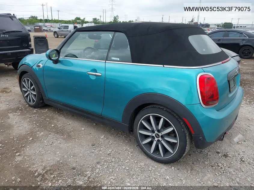 2019 Mini Convertible Cooper VIN: WMWWG5C53K3F79075 Lot: 45307494