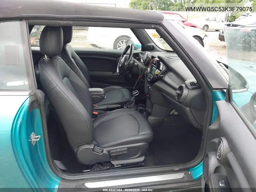 2019 Mini Convertible Cooper VIN: WMWWG5C53K3F79075 Lot: 45307494