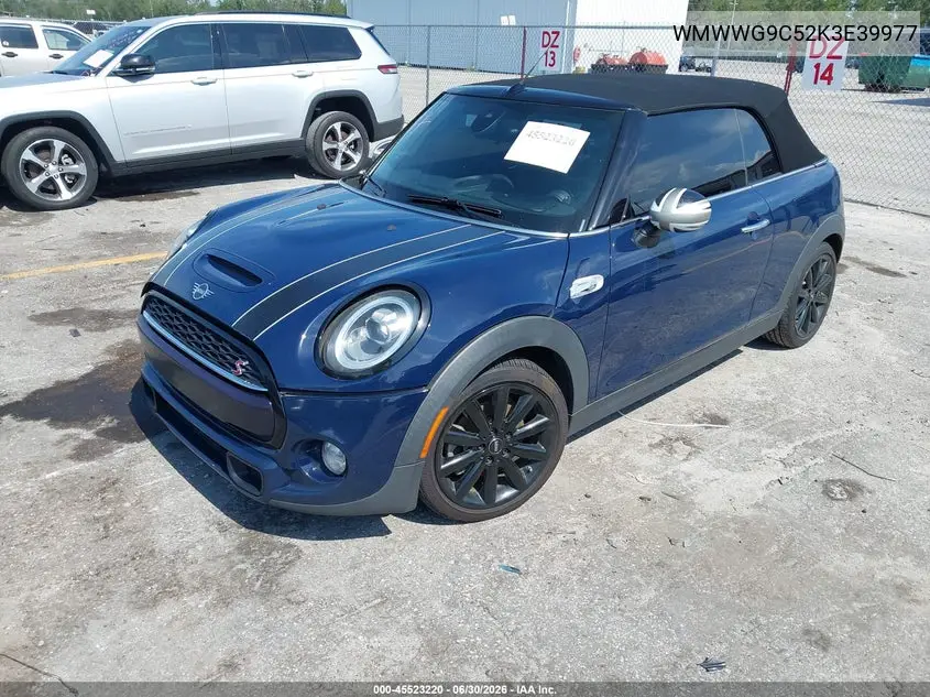 2019 Mini Convertible Cooper S VIN: WMWWG9C52K3E39977 Lot: 45523220