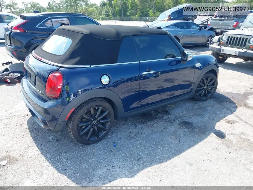 2019 Mini Convertible Cooper S VIN: WMWWG9C52K3E39977 Lot: 45523220