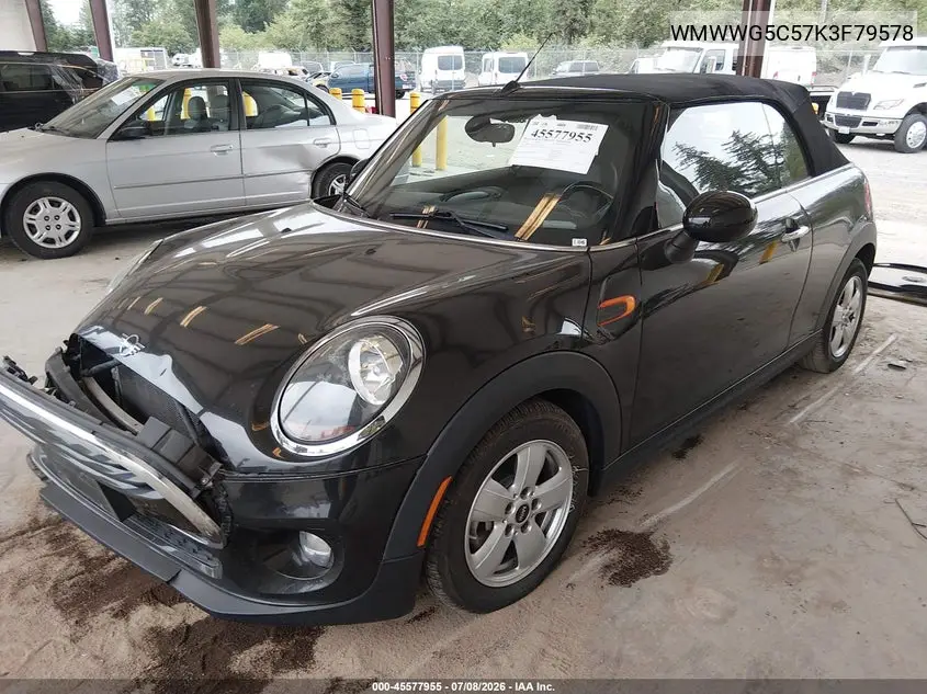2019 Mini Convertible Cooper VIN: WMWWG5C57K3F79578 Lot: 45577955