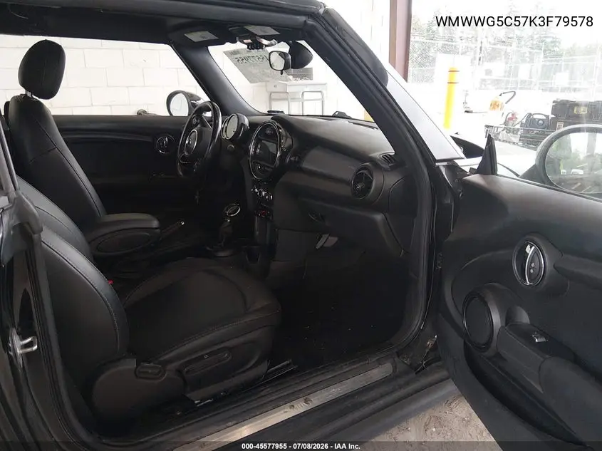 2019 Mini Convertible Cooper VIN: WMWWG5C57K3F79578 Lot: 45577955