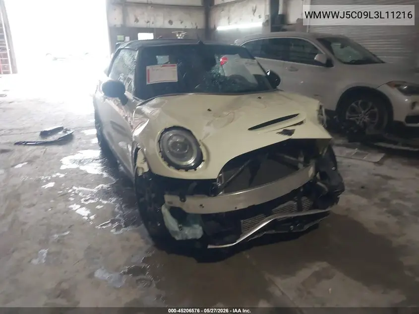 2020 Mini Convertible Cooper S VIN: WMWWJ5C09L3L11216 Lot: 45206576