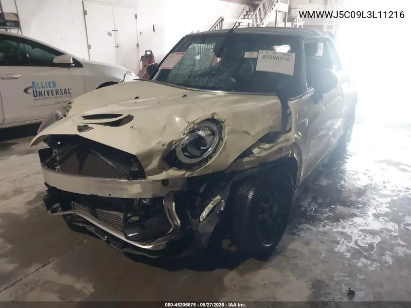 2020 Mini Convertible Cooper S VIN: WMWWJ5C09L3L11216 Lot: 45206576