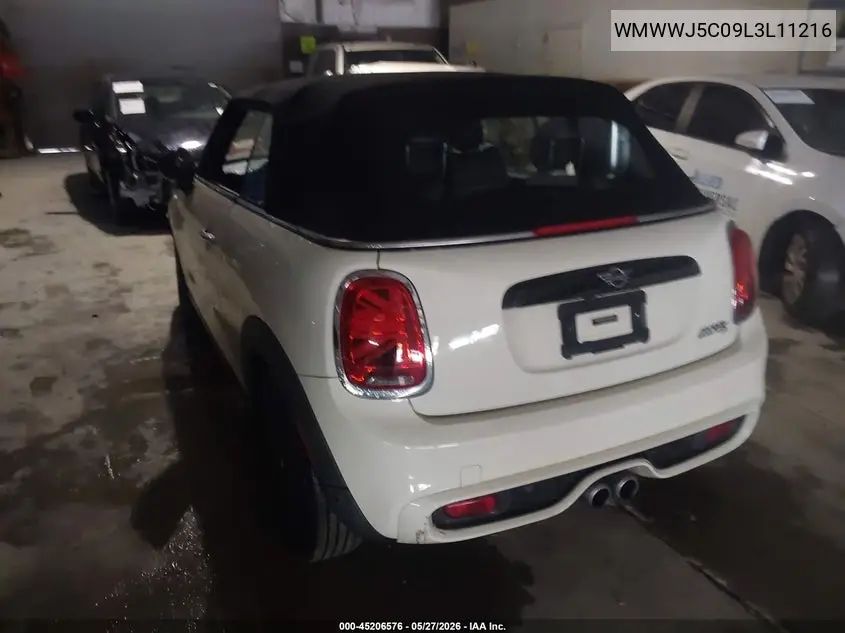 2020 Mini Convertible Cooper S VIN: WMWWJ5C09L3L11216 Lot: 45206576