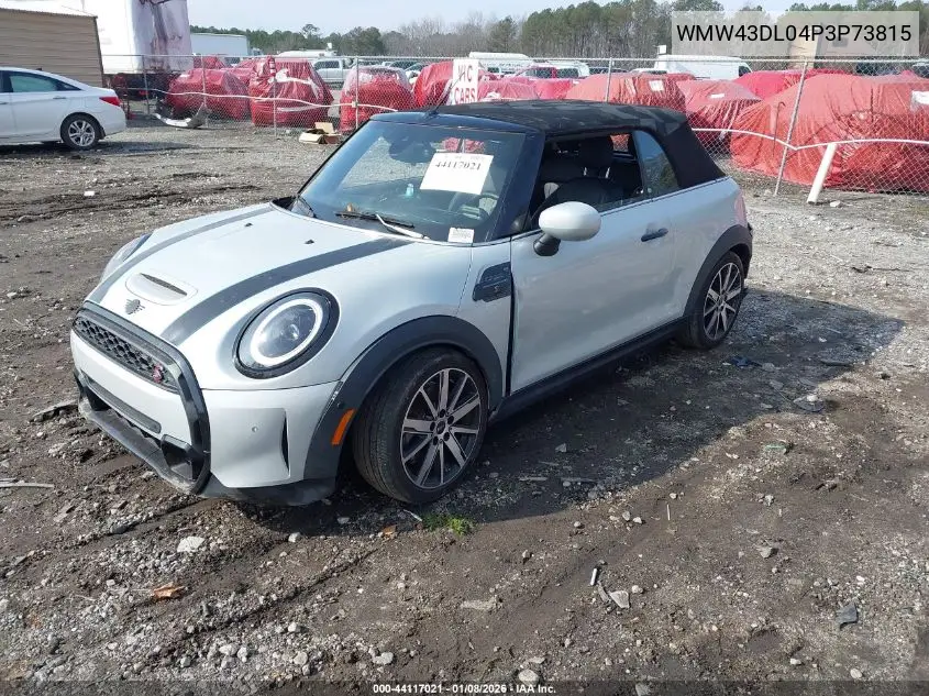 2023 Mini Convertible Cooper S VIN: WMW43DL04P3P73815 Lot: 44117021