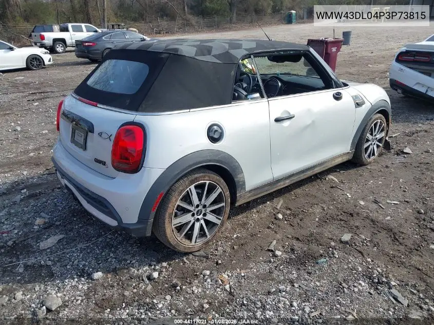 2023 Mini Convertible Cooper S VIN: WMW43DL04P3P73815 Lot: 44117021