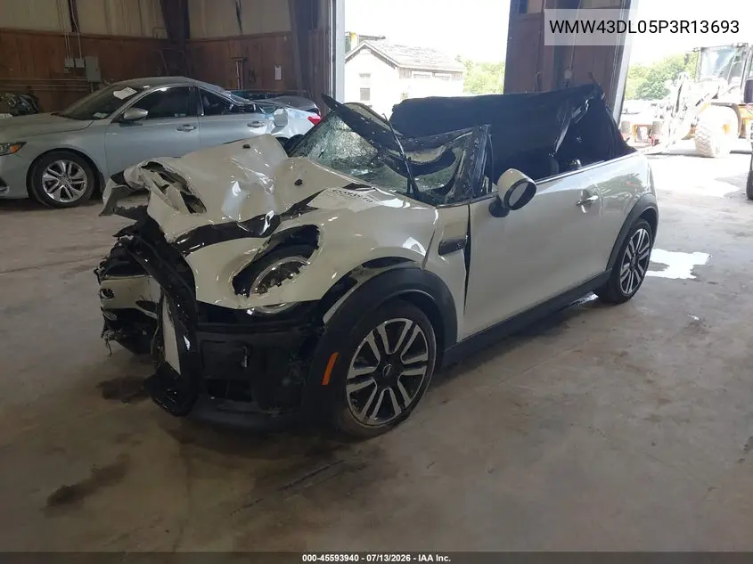 2023 Mini Convertible Cooper S VIN: WMW43DL05P3R13693 Lot: 45593940