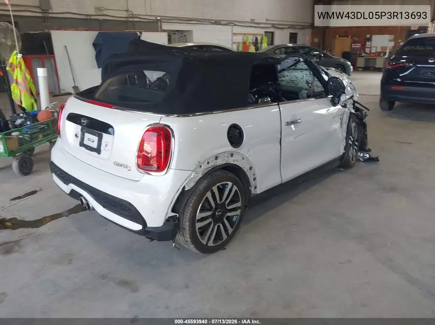 2023 Mini Convertible Cooper S VIN: WMW43DL05P3R13693 Lot: 45593940