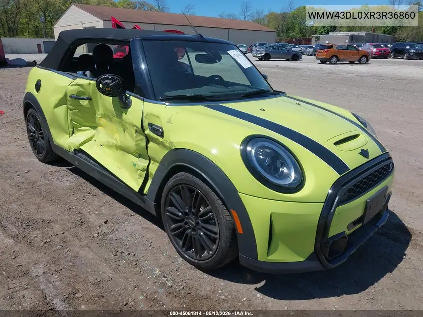 2024 Mini Convertible Cooper S VIN: WMW43DL0XR3R36860 Lot: 45061814