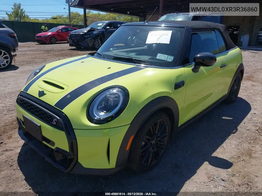 2024 Mini Convertible Cooper S VIN: WMW43DL0XR3R36860 Lot: 45061814