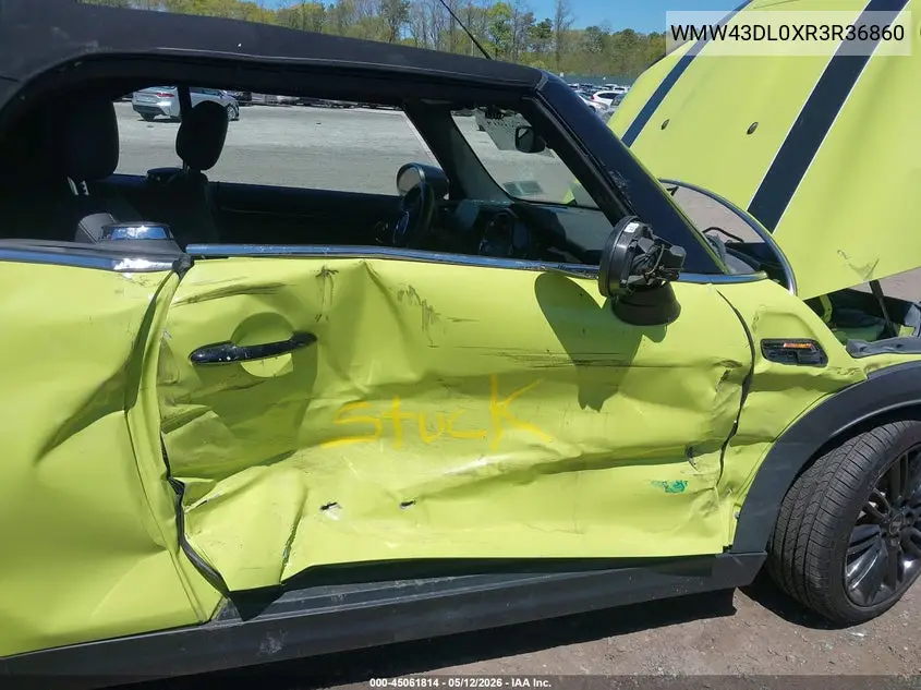 2024 Mini Convertible Cooper S VIN: WMW43DL0XR3R36860 Lot: 45061814