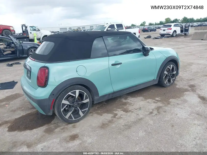 2026 Mini Convertible Cooper S VIN: WMW23GX09T2X74848 Lot: 45297783