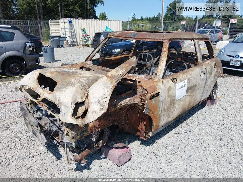 2005 Mini Cooper S VIN: WMWRE33435TD93152 Lot: 45484542