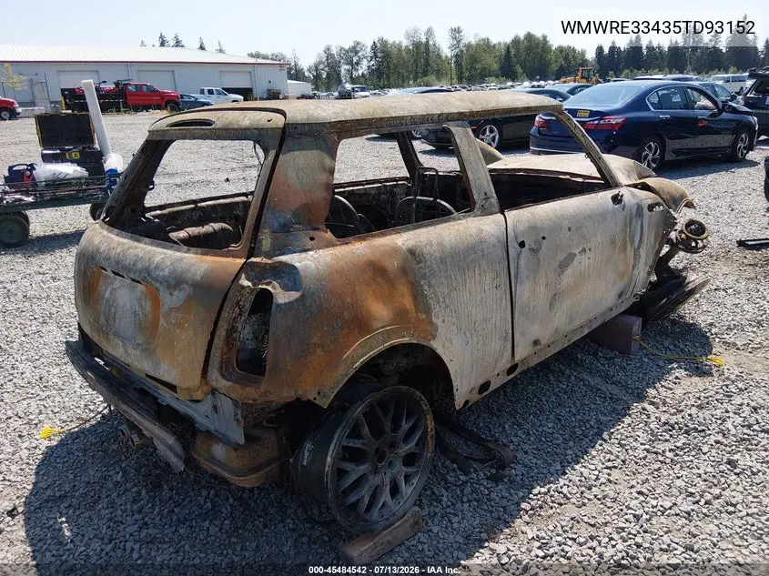 2005 Mini Cooper S VIN: WMWRE33435TD93152 Lot: 45484542