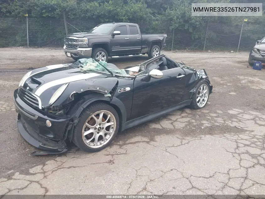 2006 Mini Cooper S VIN: WMWRE33526TN27981 Lot: 45569714