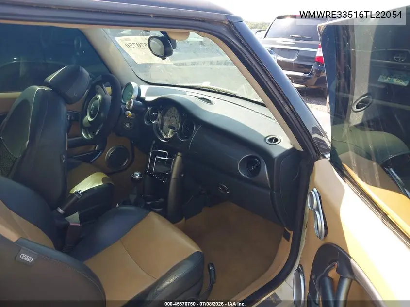 2006 Mini Cooper S VIN: WMWRE33516TL22054 Lot: 45570750
