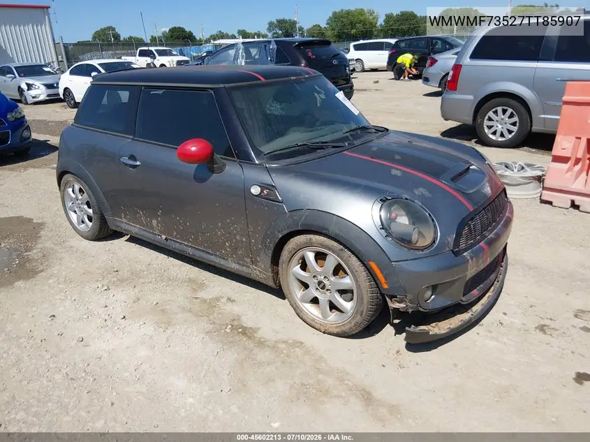 2007 Mini Cooper S VIN: WMWMF73527TT85907 Lot: 45602213