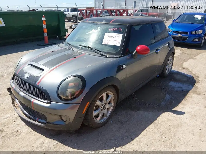 2007 Mini Cooper S VIN: WMWMF73527TT85907 Lot: 45602213