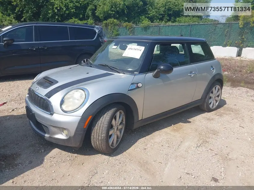 2007 Mini Cooper S VIN: WMWMF73557TT81334 Lot: 45634554