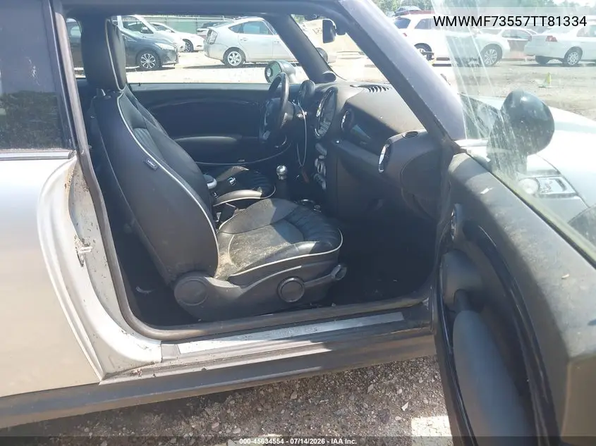 2007 Mini Cooper S VIN: WMWMF73557TT81334 Lot: 45634554