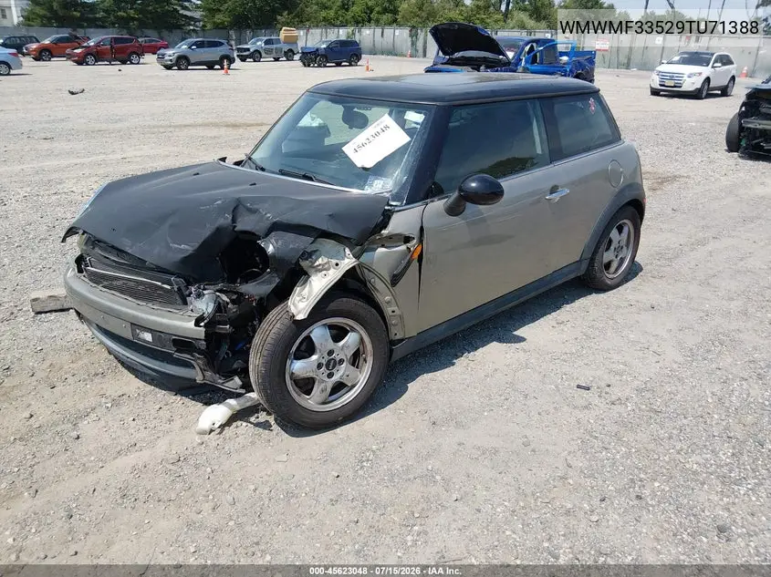 2009 Mini Cooper VIN: WMWMF33529TU71388 Lot: 45623048